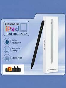 Lápiz stylus compatible con iPad (2018-2026), compatible con carga rápida y rechazo de palma, compatible con Apple Pro M4 2024, Air M2 2024, Pro 11/12.9 pulgadas, 10 6ta generación, Air 3ra-5ta generación, Mini 5ta-6ta generación, stylus universal para pantalla táctil, adecuado como regalo de tableta para familia, amigos, niños, cumpleaños, Navidad, invierno, novia, novio - Multicolor - Ver 12