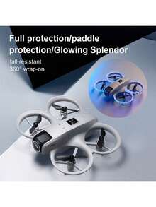 2026升级版I1PRO四轴飞行器无人机，配备双摄像头、避障功能、内置螺旋桨保护罩和屏幕遥控器、光流悬停、炫酷灯光、手势拍照/录像功能，是任何节日的完美礼物 - 查看 6