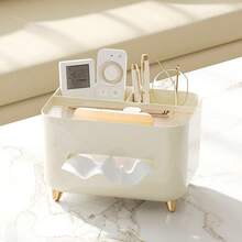 Multifunctional Luxury Home Tissue Box - High-Quality Tissue Holder Suitable For Living Room Coffee Table, Bedroom, Remote Control & Phone Storage - Multicolor - View 9
