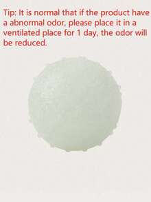 1pc Pet Chasing Toy Hollow TPR Bouncy Ball With Bell, Squeaky Toy For Teeth Cleaning & Training, Suitable For Cats & Dogs (Random Color) - Multicolor - View 6