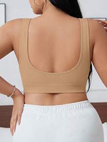 3-Pack Women's Plus Size Sports Bra, Bras For Women  Bralettes For Women Wire-Free, Suitable For Sports, Running, Fitness, Shaping, Push-Up, And Beautiful Back,Women's Seamless Sports Bra, Crop Top, Vest, Elastic Shaping Underwear - 彩色 - 查看 6