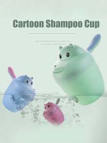 1 cái cốc nhựa hình hà mã để rửa mặt khi tắm cho bé, dùng để gội đầu và tắm cho bé. - Nhiều màu - Xem 4