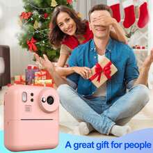 Instant Print Camera, 48MP 1080P High Definition Direct Capture Camera With Flash, Built-In 5 Games, Filters And Music Digital Camera, Dual Lens Instant Print Digital Camera, Selfie Digital Camera With Printing Paper, Graduation Gift, Birthday Gift And Holiday Gift - Multicolor - View 12