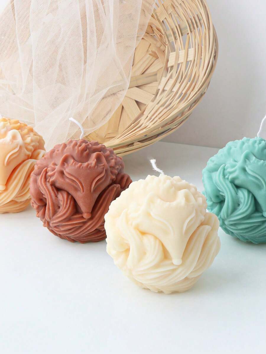 DIY手工拥抱狐狸石膏香薰硅胶模具，多用途 - 狐狸 - 查看 1