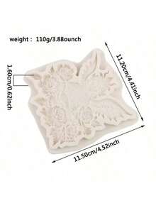 Khuôn silicon hình bướm và nàng tiên, khuôn đa năng dùng cho các sản phẩm thủ công bằng nhựa epoxy tự làm. - Tiên bướm - Xem 4