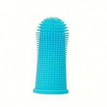 Pet Finger Toothbrush, Silicone Toothbrush, Puppy & Kitten Finger Brush, Suitable For Small Dogs And Cats - Multicolor - View 11