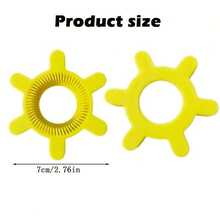 1个3D打印塑料开瓶器，家用厨房旋转开瓶器，辅助开瓶器，符合人体工程学设计，手动塑料瓶罐开瓶器 - 无需电池，易握旋转瓶盖设计，齿轮状。适用于软饮料和饮料瓶，实用厨房工具，小巧坚固，适合日常使用，多种颜色可选，轻便易携，可爱小巧。 - 彩色 - 查看 10