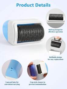 Bộ 1 con dấu lăn bảo vệ danh tính, bảo vệ thông tin cá nhân, che giấu địa chỉ riêng tư và bảo mật thư từ bí mật. - Con lăn niêm phong riêng - Xem 9