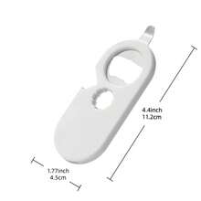 Dụng cụ mở nắp chai đa năng: Mở nắp chai bia + mở lon, phụ kiện nhà bếp bền bỉ. - Xem 7