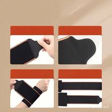 Munhequeira para prevenção de entorses, proteção da bainha do tendão, manga de pulso para mulheres e homens, esportes, fitness, badminton, skate, faixa de fixação para lesões. - Laranja - Ver 6