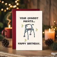 1pc Funny Creative Birthday Greeting Card, Suitable For Both Men And Women, With Envelope - Unique Gift Choice - Perfect For Birthday Celebration - Includes Back To School Decorations - Multicolor - View 8