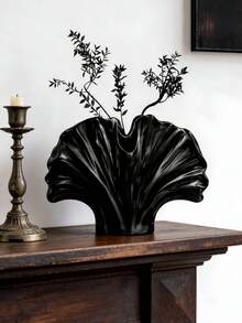 1pc Vintage Ginkgo Leaf Artistic Flower Pot, Suitable For Decorating Living Room And Study - A - View 8