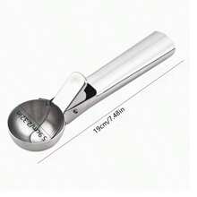 1/2 muỗng múc kem bằng thép không gỉ chất lượng cao có cần gạt - Muỗng kim loại chắc chắn, thích hợp cho sữa chua đông lạnh, kem Ý và kem ly - Có thể rửa bằng máy rửa chén - Nhiều màu - Xem 5