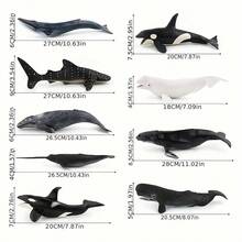 Realistic Marine Animal Shark & Plesiosaur Model Toys - Multicolor - View 7
