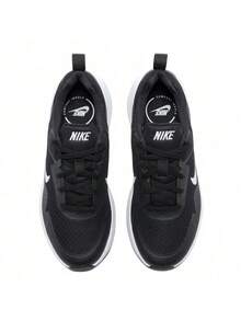 Nike 女款 WEARALLDAY 网眼透气轻便跑步鞋休闲运动鞋 CJ1677-001，2026 年夏季新款上市 - 黑色 - 查看 9