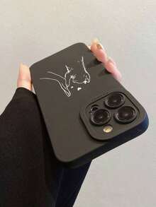 1 pieza Funda de teléfono a prueba de golpes con elemento de gato de moda, patrón de gato de dibujos animados a prueba de caídas y resistente al agua y a los arañazos, compatible con iPhone 16/11/16pro/16plus/16promax/16e/15Promax/13/14/12/XS/XR/7G/8P, Galaxy S25/S25PLUS/S25 Ultra/A16/A36/A26/A56/A50/A12/A32/A52/A72/A51/A21S/A13/A14/S24/S24PLUS/S24Ultra, S22/A52/A53/A54/A55, 11/12Pro/12/12X/13Pro/14Pro/15Pro/, 10/9/Note9/12c/Note11pro/Note8Pro, regalo de primavera,mobile phones, bags, mobile accessories, phone cases, room decoration, accessories, transparent phone cases, summer, phone straps, men's phone cases, black phone cases, pink phone cases, mobile case for men, mobile case for women, mobile phone protection, beach accessories, strawberry treats, phone protection covers. - Estilo (1 pieza) - Ver 2
