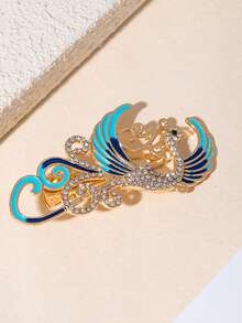 1pc Chinese Style Butterfly Hair Clip, Hanfu Bun Accessory With Tassel, Gentle Faux Pearl Tassel Bun Clamp, Butterfly,Summer,Holiday,Travel, Accessories For Women, Claw Clips,Festival,Birthday - Multicolor - View 10