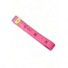 1 Roll 60 Inch Plastic Measuring Tape, Modern Household Ruler - Red - View 5