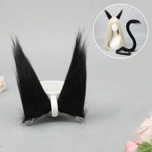 Bộ phụ kiện tai và đuôi mèo gợi cảm (1/2 chiếc), băng đô và đuôi mèo thủ công dễ thương, thích hợp cho cosplay, lễ hội. - Nhiều màu - Xem 8