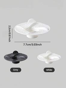 3/1pc Bathroom Drain Filter, Vortex Drain Cover, Anti-Clogging & Anti-Insect Drain Strainer, Effectively Prevents Hair Clogging, With Handle For Easy Cleaning, Reusable, Suitable For Kitchen Sink, Bathroom, Balcony And Other Drains - Multicolor - View 7