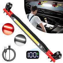 Outdoor COB Floodlight Work Light Bar USB Rechargeable White/Red Lamp With Magnetic & Hook - Work Light - View 5