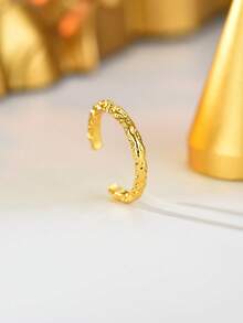 1 chiếc nhẫn trơn tối giản, kiểu dáng cổ điển, tinh tế, sang trọng, thời trang dành cho nữ. - nhẫn - Xem 4