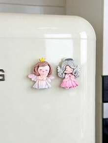 24/12/2pcs-Guardian Angel Add-On Cards, Cute Mini Gifts, Warm And Inspiring Gifts, Perfect For Best Friends, Perfect For Love And Care Party Gifts, Christmas, Birthday And Other Perfect Gifts. Angel Illustration Souvenirs, Perfect For Family And Friends, Greeting Cards, Special Occasions, Guardian Angel Gifts. - Multicolor - View 8