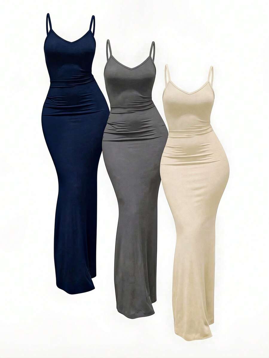 女士夏季连衣裙、度假连衣裙、女士夏季服装。优雅连衣裙、女士蓝色连衣裙、女士休闲连衣裙、女士派对连衣裙。简约高腰弹力修身连衣裙、吊带连衣裙、女士度假服装、女士节日服装、优雅派对连衣裙、沙滩连衣裙、V领夏季服装、春季服装 - 杏色 - 查看 1