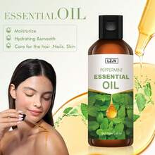 LZJV Premium Peppermint Essential Oil, Suitable For Cleaning, Purifying, Aromatherapy, Facial, Body & Nail Care, Candle & Soap Making, DIY Fragrance - 100ml/30ml - Peppermint Essential Oil - View 5