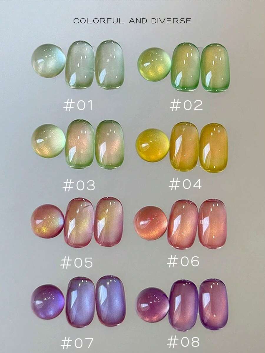 MIANEL GEL MIANEL 12ml 2026 New Arrival Best-Selling Fruit Cat Eye Gel Nail Polish, Glass Bead Nail Polish, Whitening Gel Nail Polish, UV Lamp Nail Art Supplies, Blue Nails, Green Nails, Pink Nails
