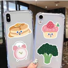 50PCS Creative Illustrations With Style Graffiti Stickers DIY Decorative Decals Phone Case Laptop Diary Guitar Cups Stationery Waterproof Stickers - Multicolor - View 6