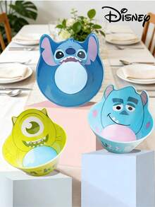 Disney 1 chiếc bát melamine chịu nhiệt và chống vỡ, thiết kế hoạt hình 3D Stitch Sulley, bát chất lượng cao, chống bỏng cho trẻ em, bát ăn ngũ cốc, bát súp, bát ăn nhẹ, salad, trái cây, bát tiệc tái sử dụng, đồ dùng nhà bếp dùng được trong máy rửa chén, bộ đồ ăn trẻ em, đồ dùng gia đình, đồ dùng tiệc tùng, bát học sinh, quà tặng sinh nhật, tựu trường, đám cưới, ngày lễ. - Nhiều màu - Xem 2