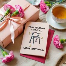 1pc Funny Creative Birthday Greeting Card, Suitable For Both Men And Women, With Envelope - Unique Gift Choice - Perfect For Birthday Celebration - Includes Back To School Decorations - Multicolor - View 4