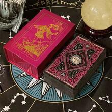 Combination Game Table - กล่องแม่เหล็กสีแดงกุหลาบสดใส - ดู 3