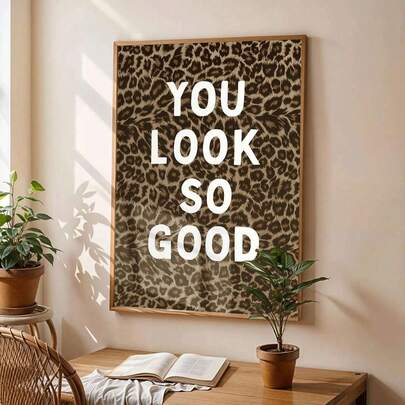 Tranh nghệ thuật họa tiết da báo | Tranh in phẳng 2D, chất liệu canvas, phù hợp cho phòng khách, phòng ngủ, phòng tắm, nhà bếp, phòng ăn, văn phòng. Hoàn hảo cho quà tặng lễ hội và trang trí tiệc tùng, tranh trang trí phòng khách, poster trang trí nhà cửa, tranh treo tường không khung.