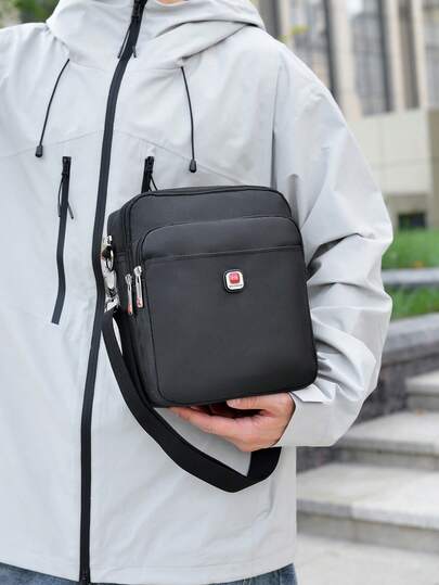 1pcHigh School Students University Freshman Multifunctional Sling Bag Shoulder Bag Casual Bag Mini Men Minimalist Square Bag, Handbag Schoolbag, College, Outdoors, Sports Winter Thanksgiving Holiday Bag Tote Bag Christmas Gifts Chest Bag Side Bag Hobo Bag Hip Bag Camping Sling Bag Summer Back To School Vacation Bag Pack Cross Body Bag Spring School Supplies Purse