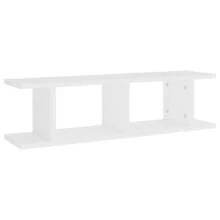 Mensole a muro, 2 pezzi, bianche, 75x18x20 cm, materiale a base di legno - 1PC - Visualizzare 4