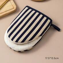 1只红色/蓝色微波炉加厚隔热手套，厨房耐高温烤箱蒸锅烘焙锅垫手套 - 查看 12