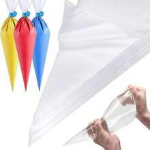 20/50/100/200pcs Disposable Triangle Piping Bags, Frosting Bags For Cake, Cupcake & Dessert Decorating, Essential Kitchen Baking Tools - Multicolor - View 7