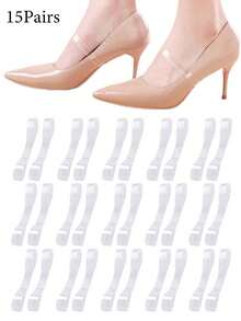 5/10/15 双透明鞋带，隐形弹力高跟鞋鞋带 - 防滑鞋带 - 彩色 - 查看 2