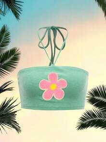 2/4 piezas Parches con aplicación de flores, parches bordados con flores para planchar y coser, pegatinas de reparación, parches decorativos con flores de colores para DIY en mochilas, vaqueros, sombreros - flor - Ver 9