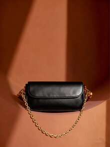Luxurious And Fashionable Women's Shoulder Bag, Uniquely Designed, Suitable For Banquets, Commuting, And Leisure, Can Be Given As A Christmas And Halloween Gift - 黑色 - 查看 4