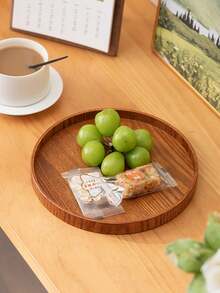 Bộ 3 khay gỗ dùng để đựng thức ăn, đồ ăn nhẹ, đồ uống, sushi, bít tết, pizza, món tráng miệng, bánh ngọt, bánh mì, bữa sáng, cà phê, trà, đĩa thịt nguội. - màu nâu - Xem 9
