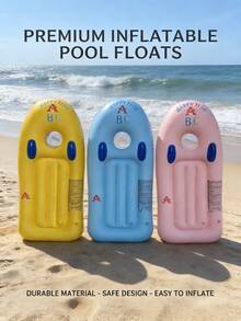 1 pieza Tabla de surf inflable de PVC, Almohadilla de surf para piscina - Multicolor - Ver 4