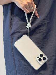 1 ốp lưng điện thoại trong suốt lấp lấp lánh + vòng tay pha lê, tương thích với iPhone 16 Pro Max/16/16 Pro/16 Plus/15/15 Pro Max/15 Pro/11/12/13/14 Pro Max/11 Pro/11 Pro Max/12 Pro/12 Pro Max/13 Pro/13 Pro Max/14 Pro/14 Pro Max, ốp lưng điện thoại lấp lánh sang trọng, tương thích với iPhone 17/17 Pro/17 Pro Max/Air - Trong sáng - Xem 2