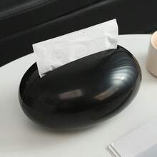 1pc Modern Minimalist Magnetic Paper Towel Holder, Creative Home Decor Ceramic Tissue Box For Living Room, Dining Table, Coffee Table, Paper Towel Storage, Home Essential - Ceramic Tissue Box - View 16