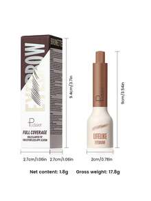 1pc Eyebrow Gel, Smooth Application, High Pigmentation, Waterproof & Sweat-Resistant, Natural Hair Feel, Multi-Color Options, Suitable As Daily Or Holiday Gift For Girlfriend - 01 - View 5