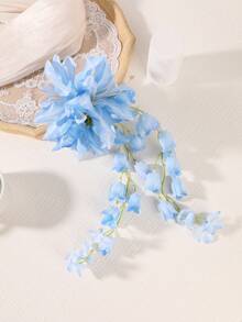 1个红色玫瑰花发爪夹，优雅时尚的女士发饰，适合假日和派对夏季装扮。 - 彩色 - 查看 8