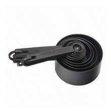 JOGO DE MEDIDOR PLASTICO - 10 PCS COLHER/XICARA Ke Home - Preto - Visão 5