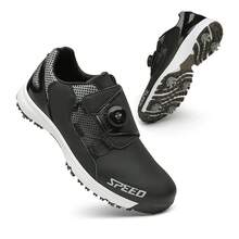 2026 New Shoes Men And Women, Breathable Automatic Rotating Lace-Up Casual Shoes, Couple's Fixed-Studded Sports Shoes Men And Women. Sneakers Men - 888A-黑色有釘 - 查看 12